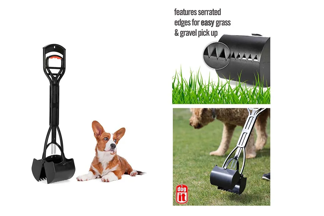 Dogit Clean Jawz Waste Scooper for Concrete & Smooth Surfaces - 64 cm (25.5 in) SALE