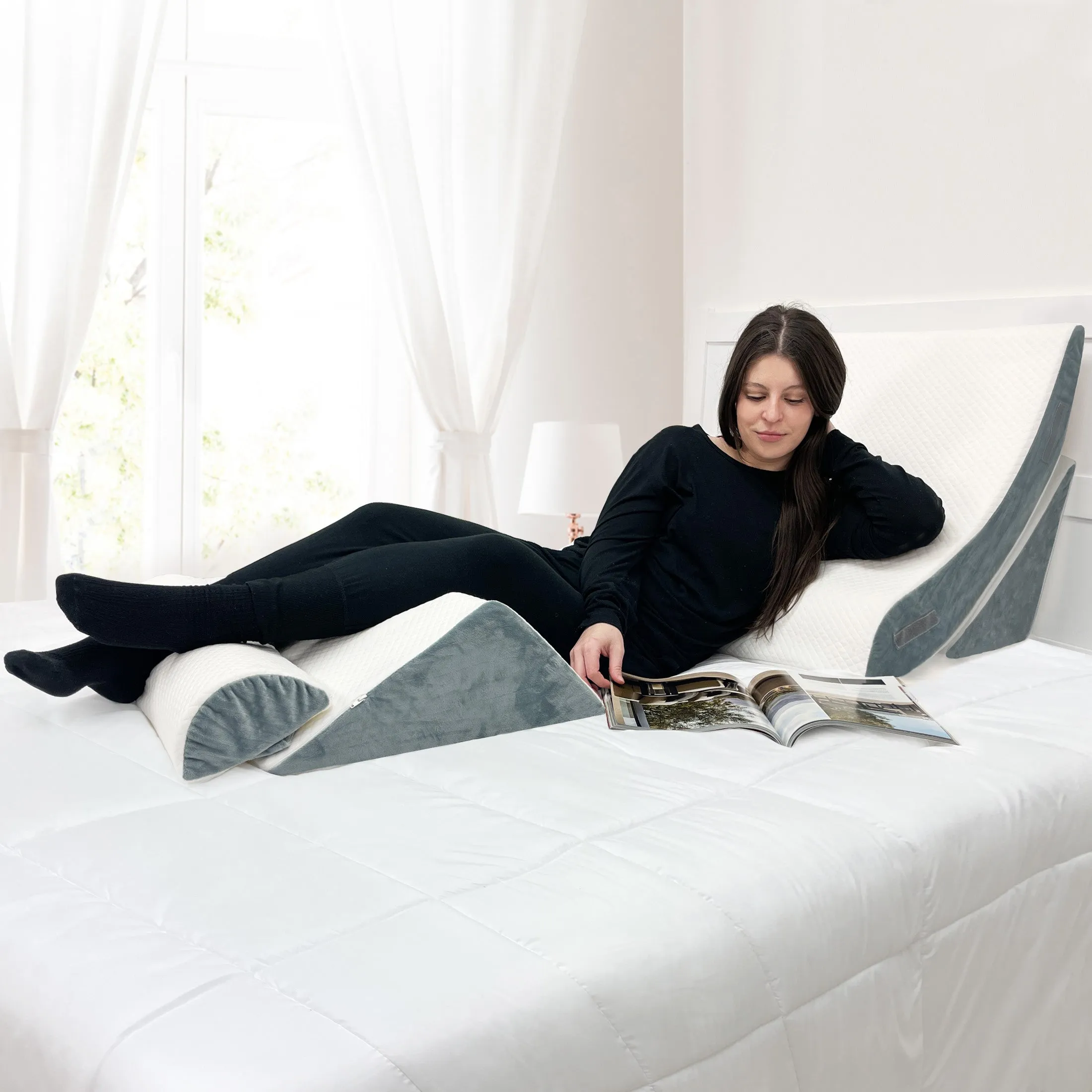 Dream Plush® Adjustable Wedge Pillow Set