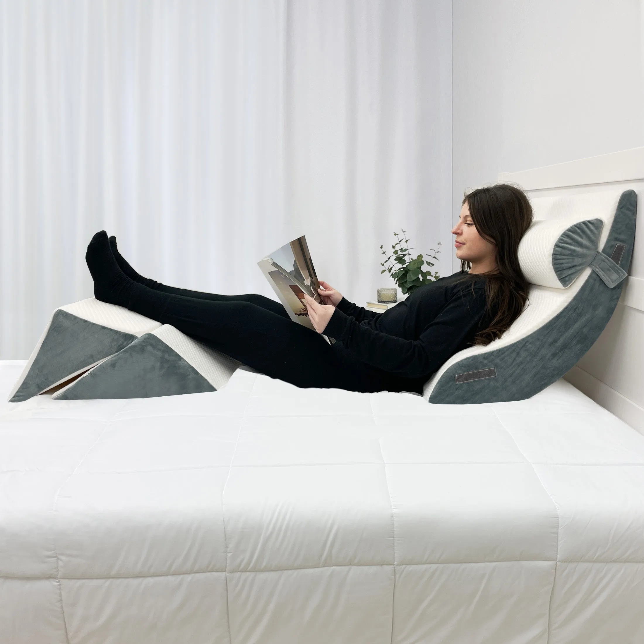 Dream Plush® Adjustable Wedge Pillow Set