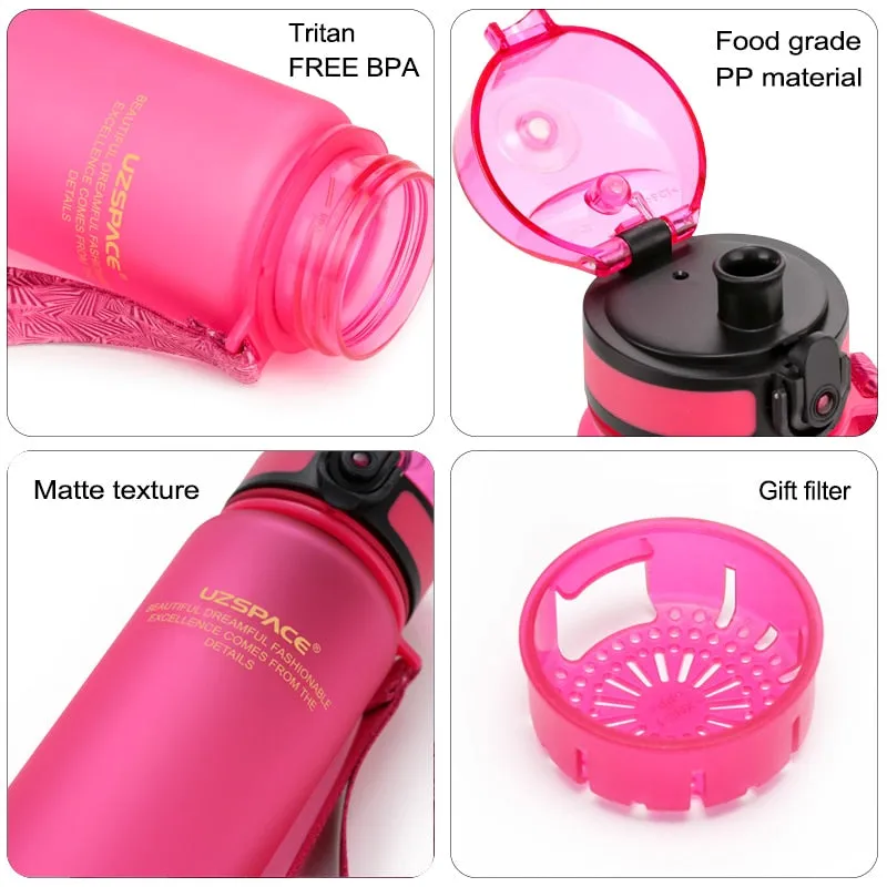 Explosion Sport Water Bottles 500/650ML 1L Protein Shaker Outdoor Travel Portable Leakproof Tritan plastic Drink Bottle BPA Free