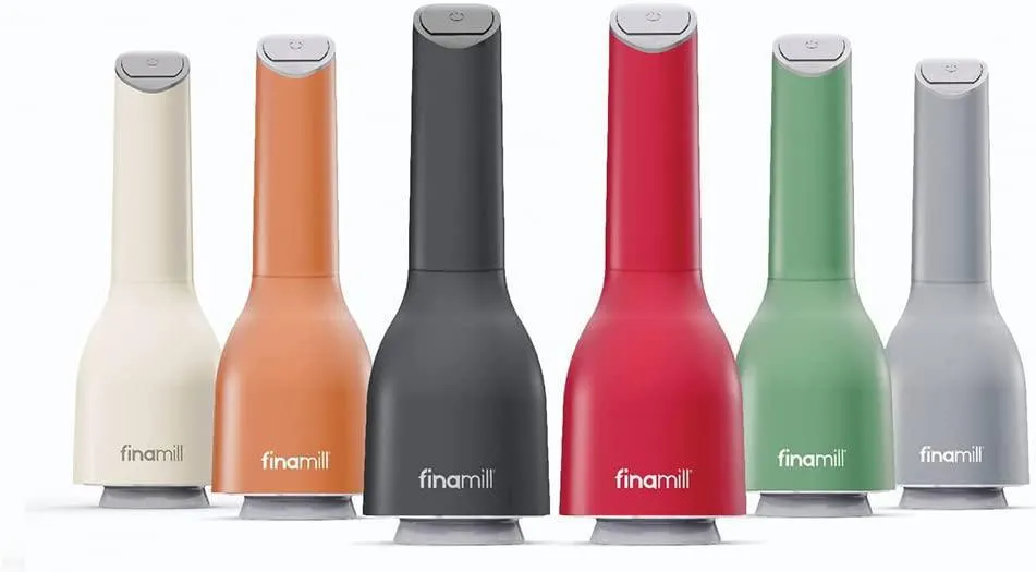 FinaMill Battery Spice Mill -  Soft Blue