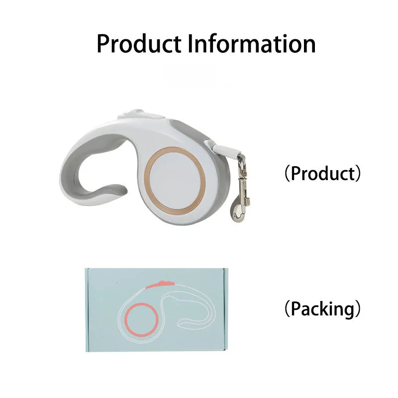 FreedomFlex: 5M Automatic Retractable Dog Leash – Durable & Tangle-Free for Small to Medium Pets