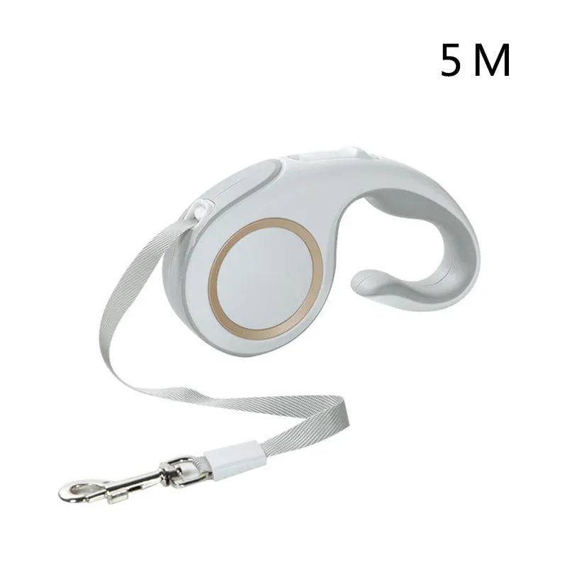 FreedomFlex: 5M Automatic Retractable Dog Leash – Durable & Tangle-Free for Small to Medium Pets
