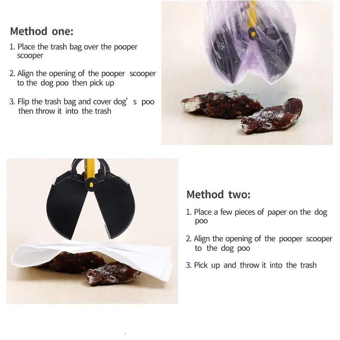 Goofy Tails Foldable Poop Scooper Large - 65cm