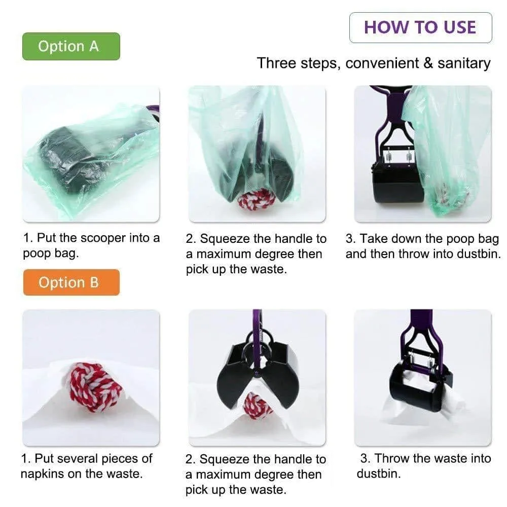 Goofy Tails Foldable Poop Scooper Large - 65cm