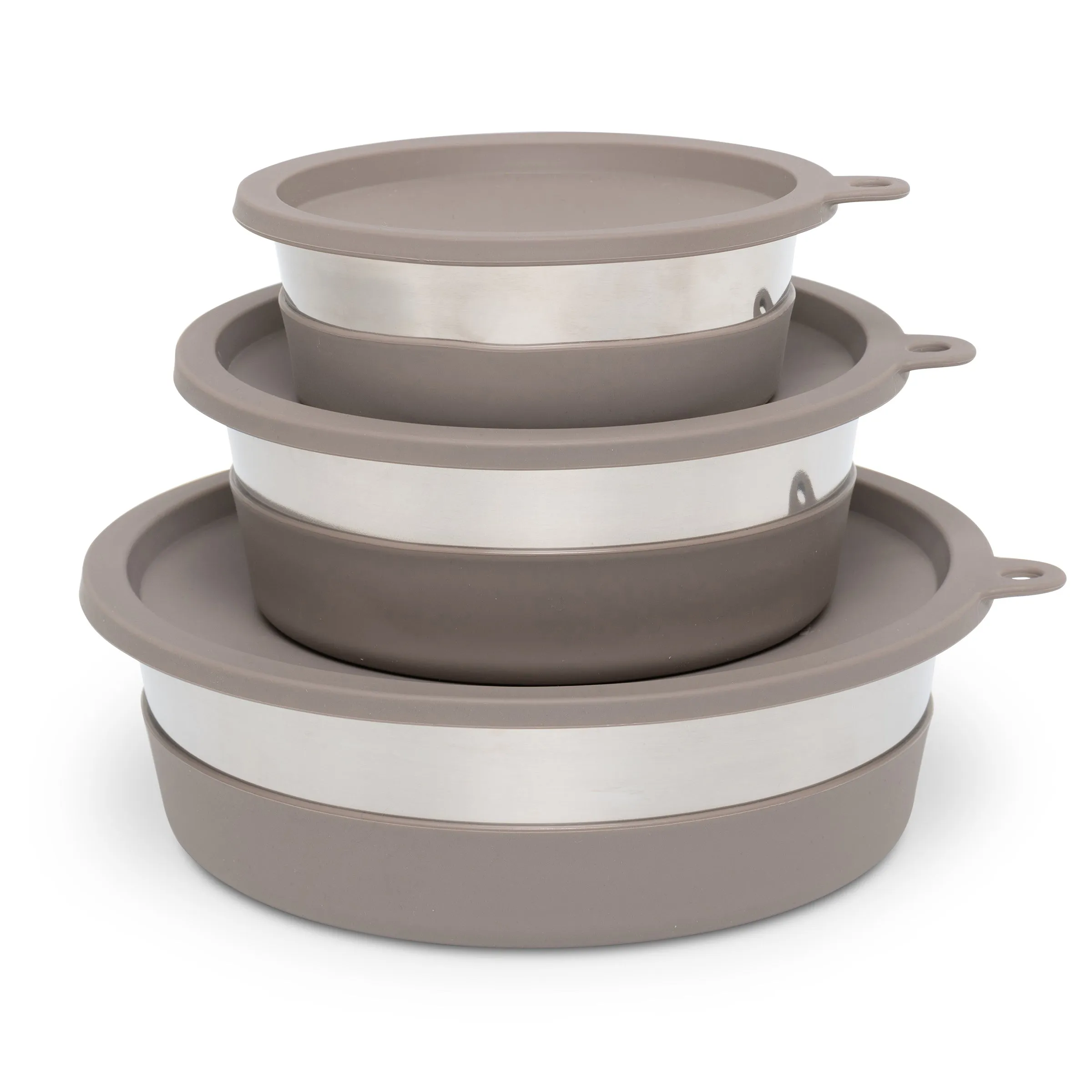 Heavy Gauge Stainless Steel Dog Bowl with Non-Slip Removable Silicone Base, Large, 4.5 Cups