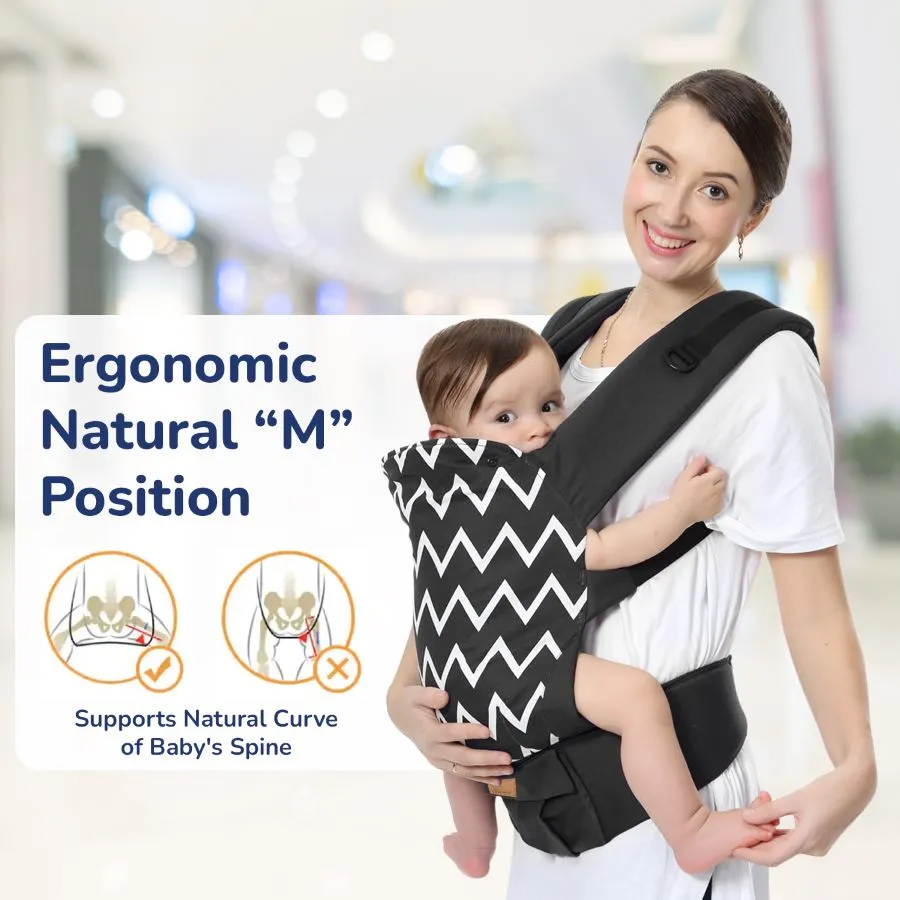 Hug Me Ergo 2-in-1 Baby Carrier with Ergonomic Support