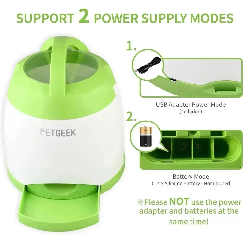 Interactive Automatic Dog Treat Dispenser - Puzzle Feeder Toy