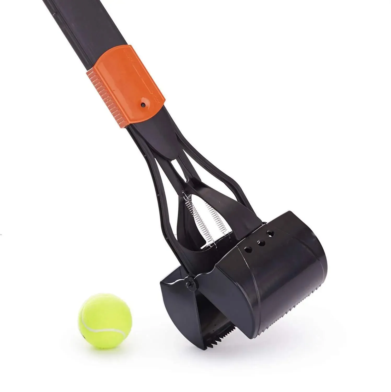 Jacky Treats Jaw Clamp Poop, Litter Scooper (26-Inch) for Large Dogs, Small Dogs, Puppies, Cats (Colour May Vary)