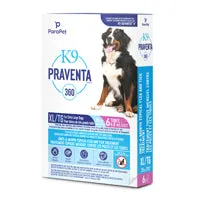 K9 Praventa 360 Flea & Tick Treatment - Extra Large Dogs over 25 kg - 6 Tubes