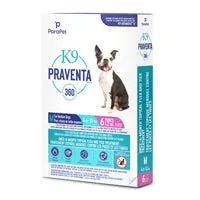 K9 Praventa 360 Flea & Tick Treatment - Medium Dogs 4.6 kg to 11 kg - 6 Tubes