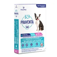 K9 Praventa 360 Flea & Tick Treatment - Medium Dogs 4.6 kg to 11 kg - 6 Tubes