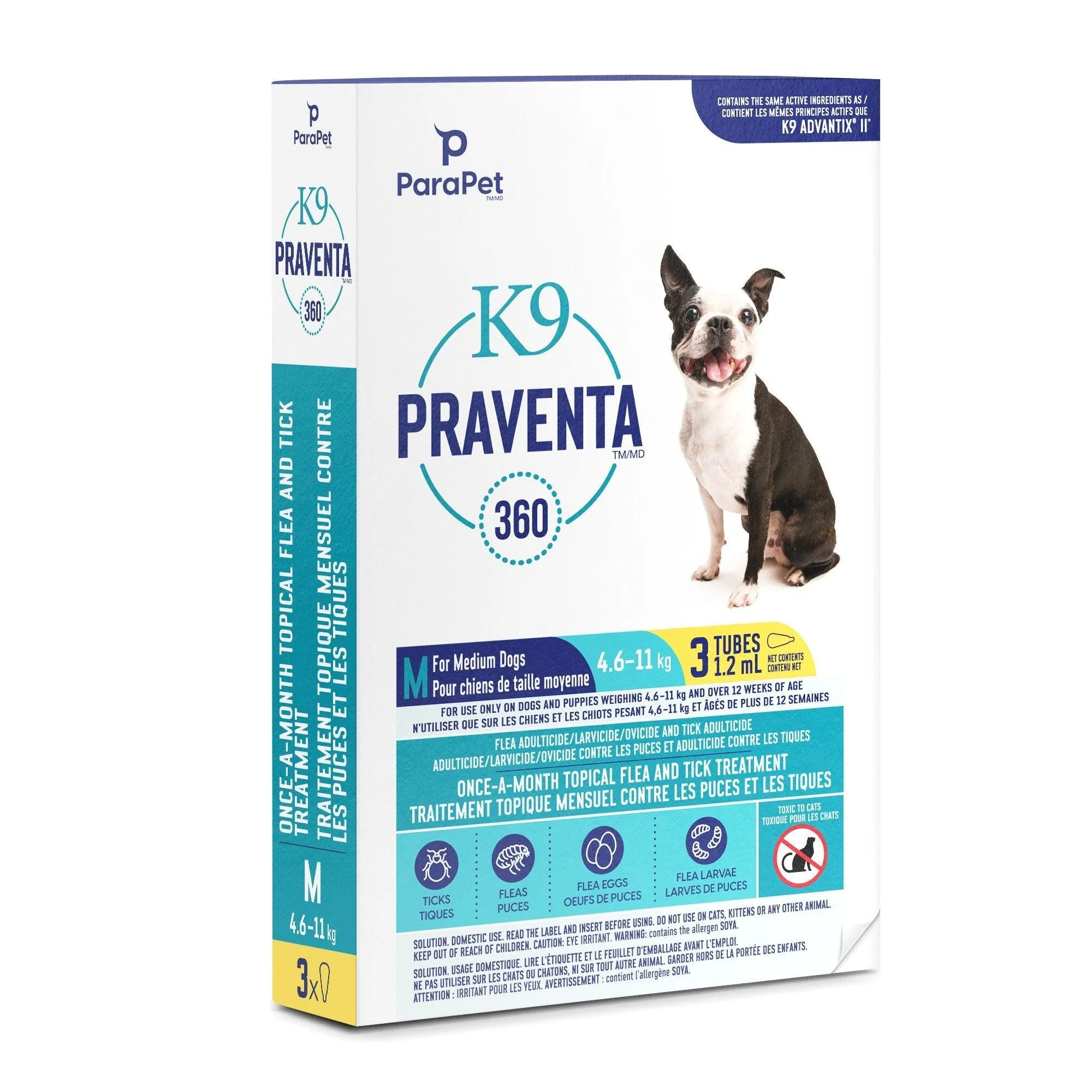 K9 Praventa 360 Medium Dogs 4.6 - 11 Kg