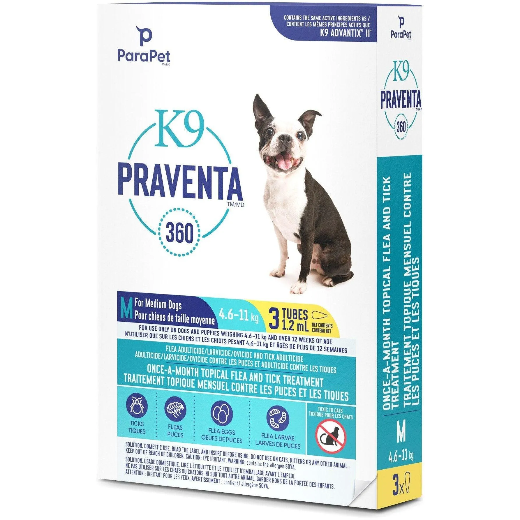 K9 Praventa 360 Medium Dogs 4.6 - 11 Kg