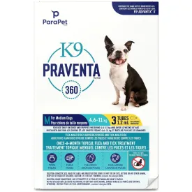 K9 Praventa 360 Medium Dogs 4.6 - 11 Kg