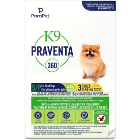 K9 Praventa 360 Small Dogs 4.5 Kg & Under