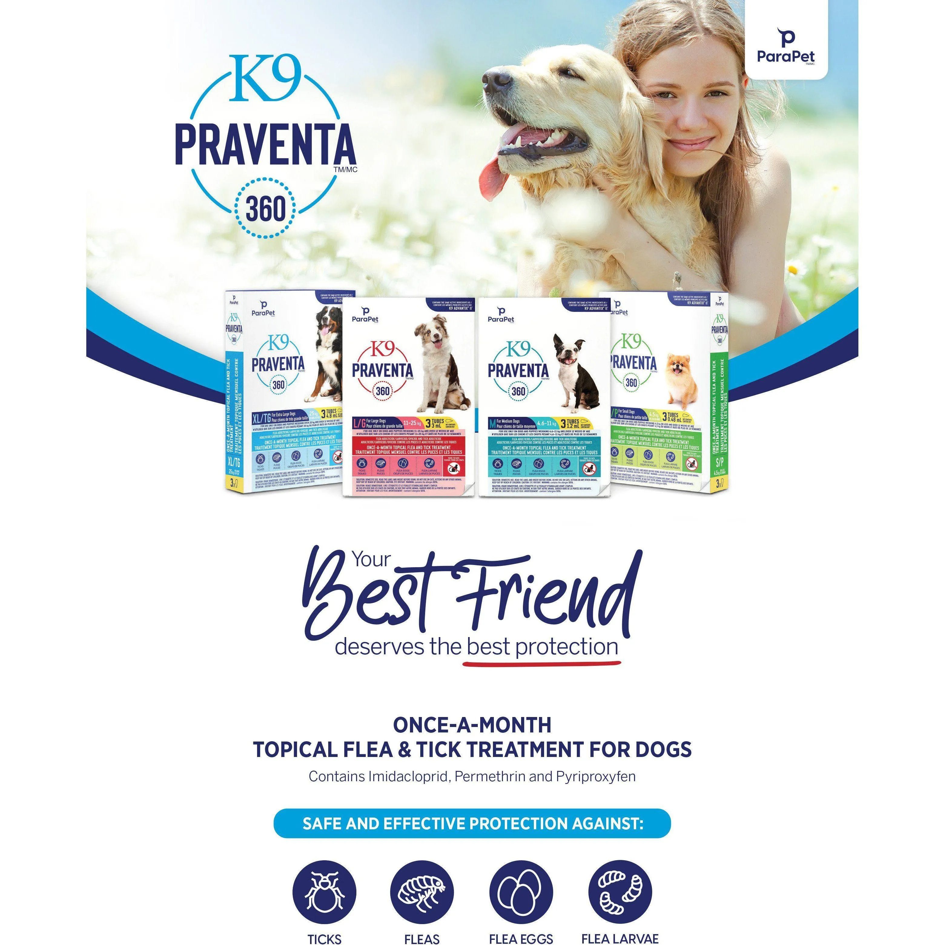 K9 Praventa 360 Small Dogs 4.5 Kg & Under