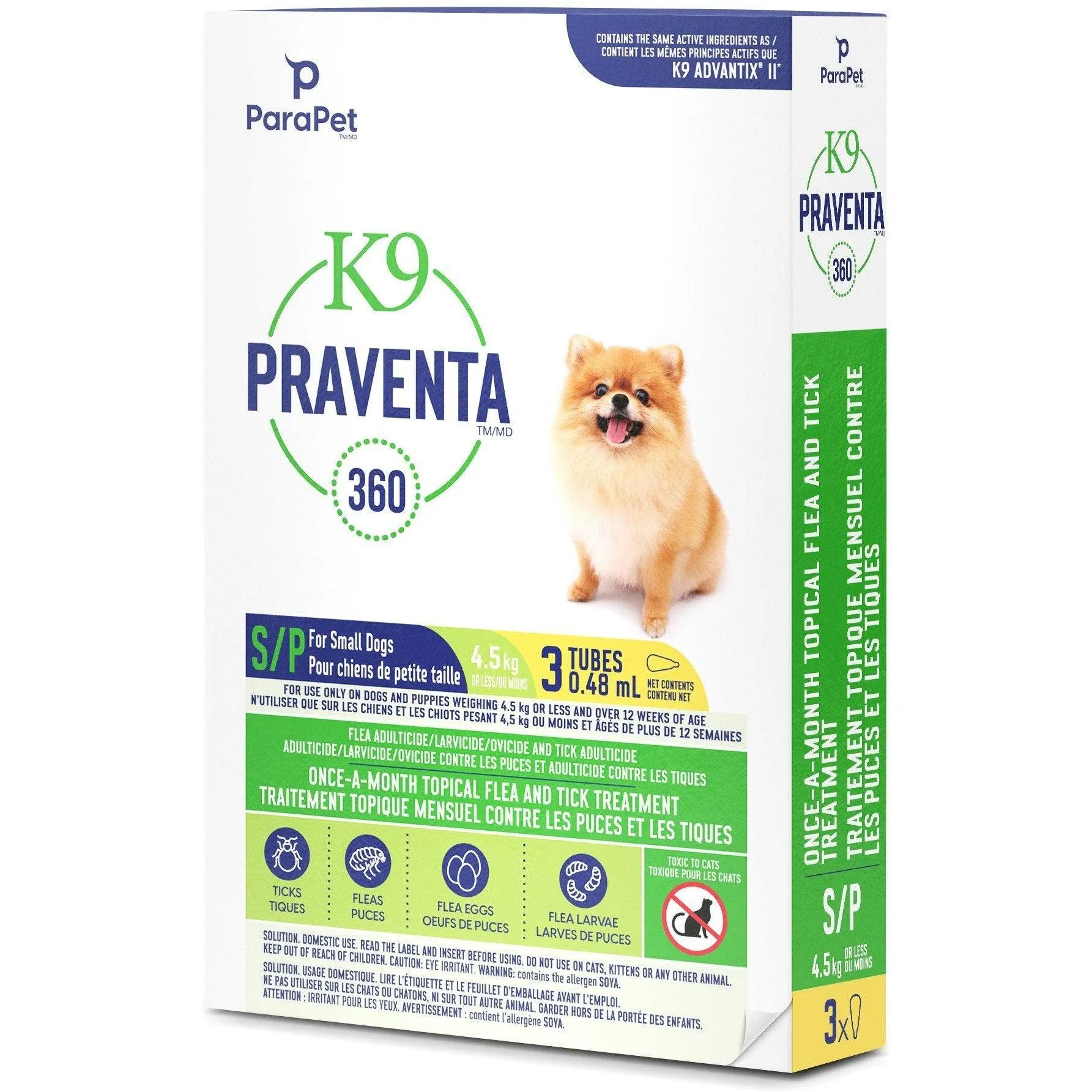 K9 Praventa 360 Small Dogs 4.5 Kg & Under