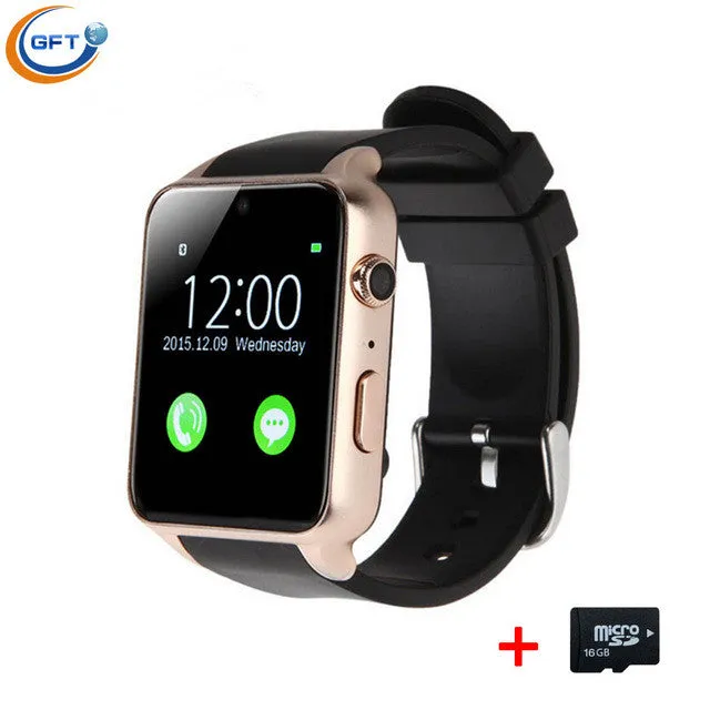 Kaimorui Bluetooth Smart Watch Heart Rate Sleep Monitor Support TF/SIM Card for iPhone and Android