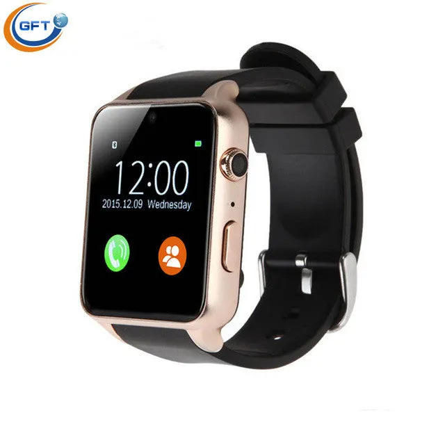 Kaimorui Bluetooth Smart Watch Heart Rate Sleep Monitor Support TF/SIM Card for iPhone and Android