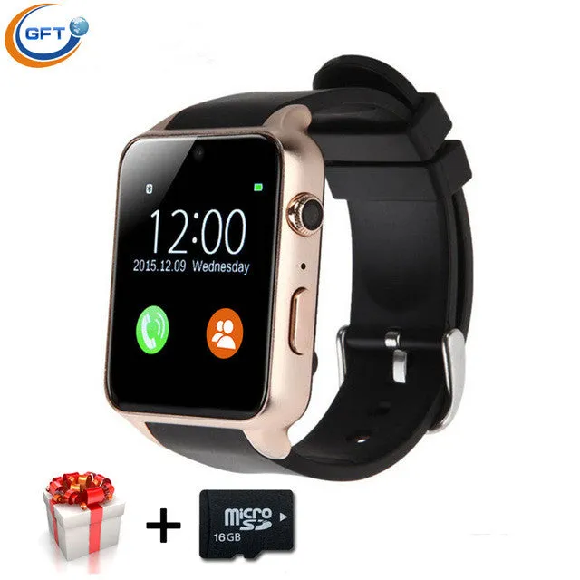 Kaimorui Bluetooth Smart Watch Heart Rate Sleep Monitor Support TF/SIM Card for iPhone and Android