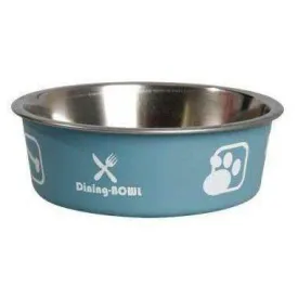 Karlie Feeding Bowl Inox Bella Kena - 17cm - 800ml (Blue)