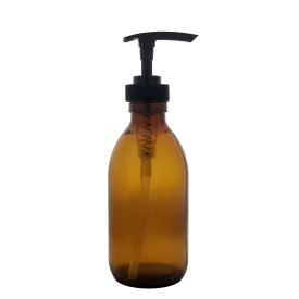 Kates Amber Glass Soap Bottle 300ml