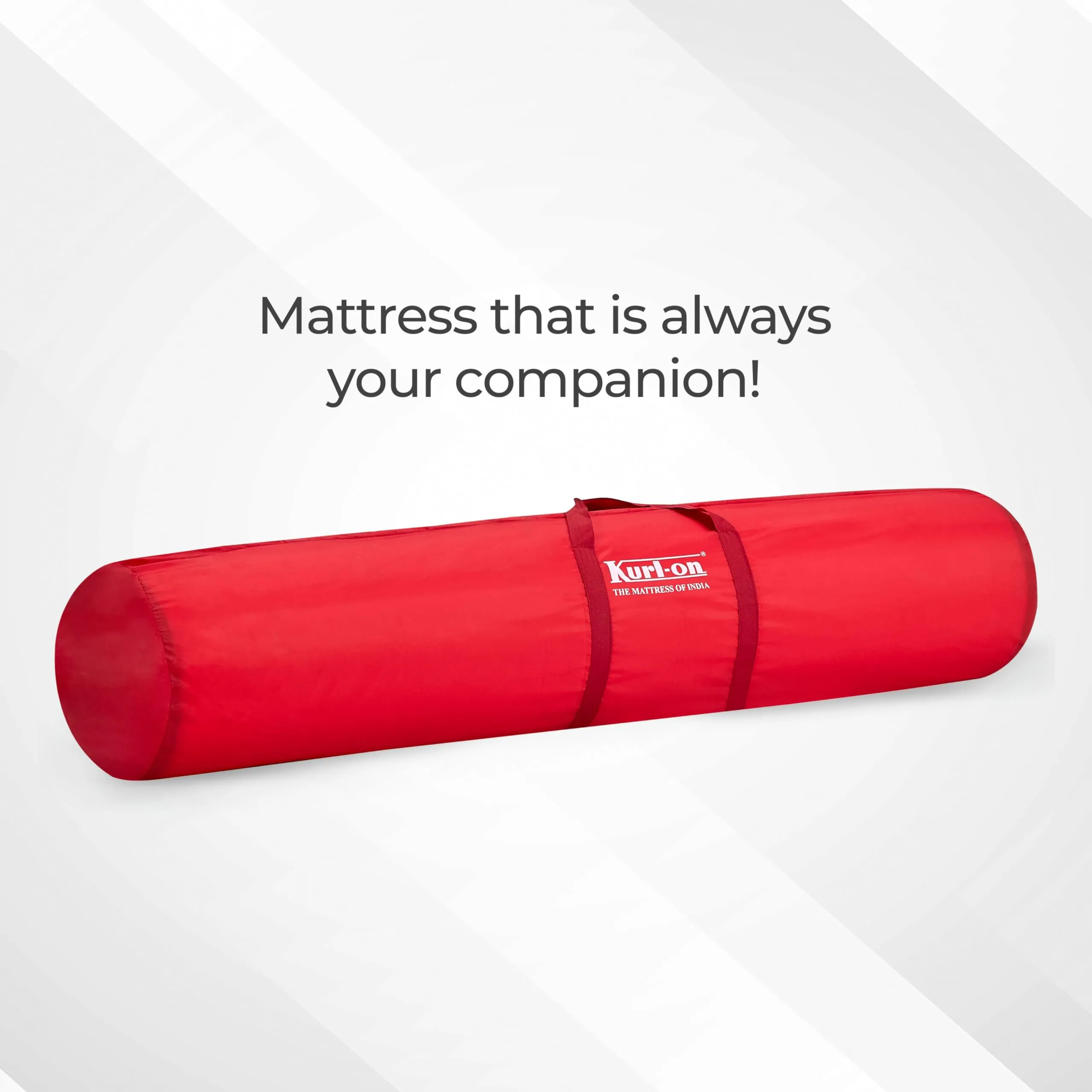 Kurl-On HR Foam Mattress | Dual Roll Pack Mattress | 4-Inch King Size Bed Mattress, (78X72X4 Inches, Soft & Firm Support), Reversible Soft & Firm Sides Mattress