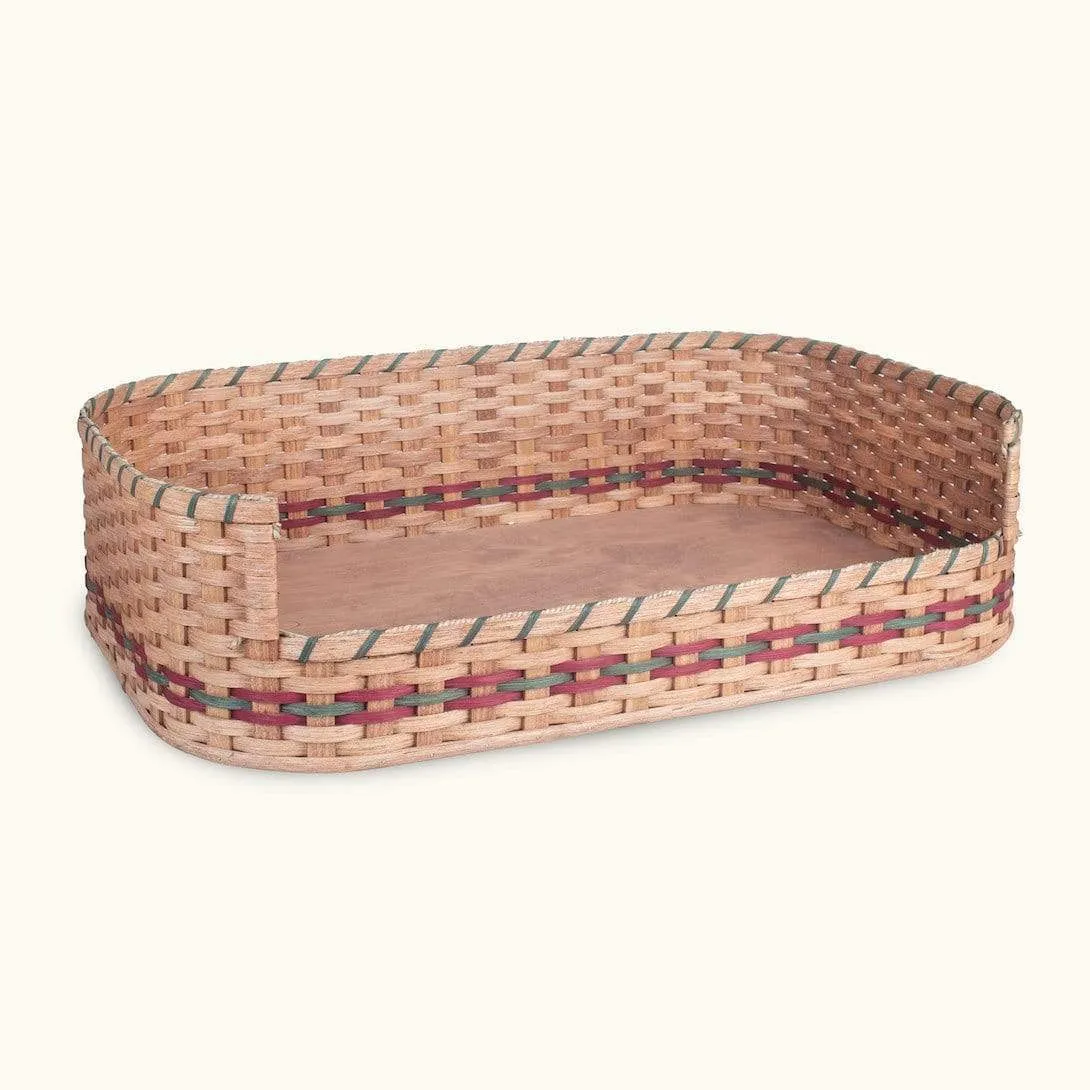 Large Wicker Dog Bed | Amish Woven Pet Bed Basket