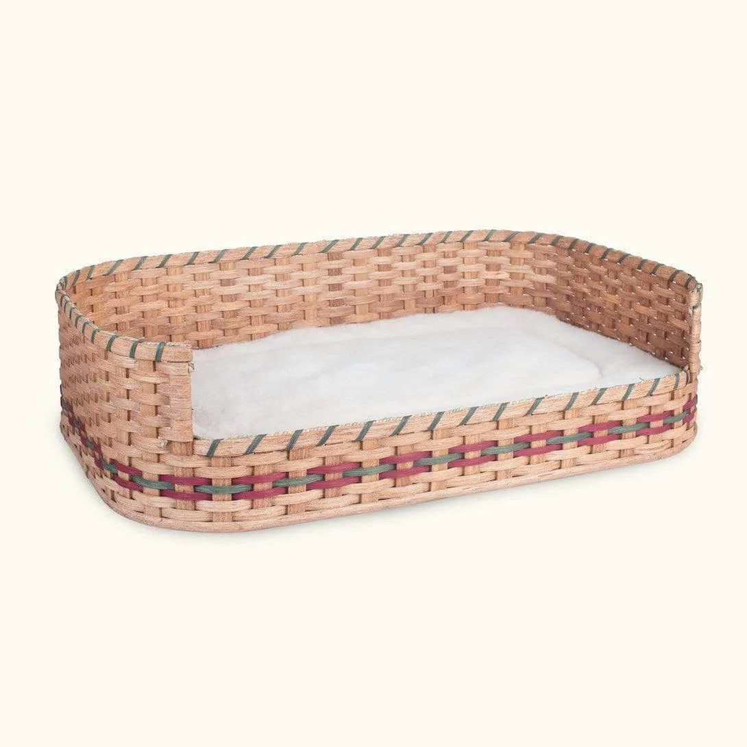 Large Wicker Dog Bed | Amish Woven Pet Bed Basket