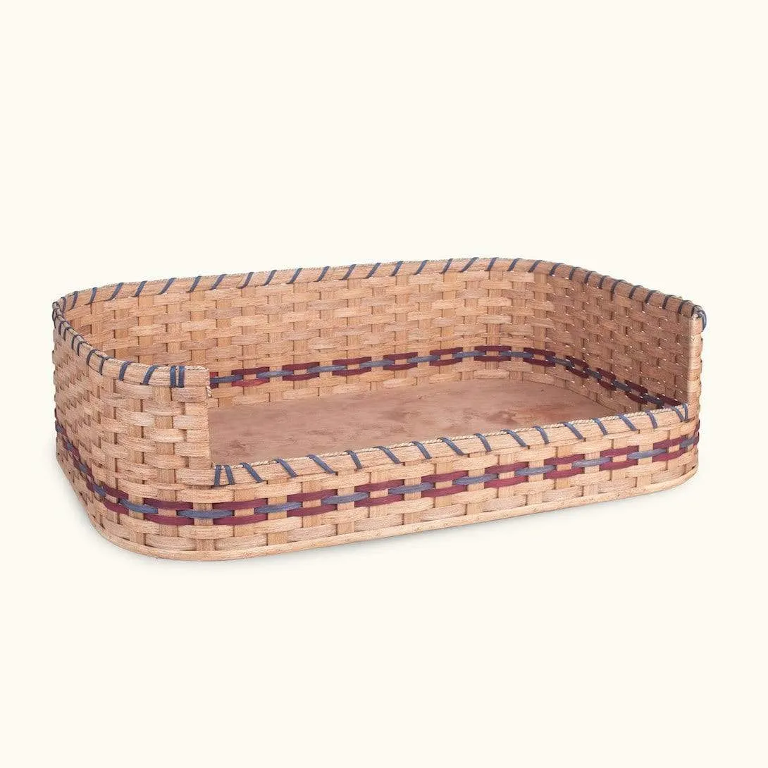 Large Wicker Dog Bed | Amish Woven Pet Bed Basket