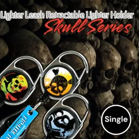 Lighter Leash Retractable Lighter Holder -Skull Series - Standard Size (1)