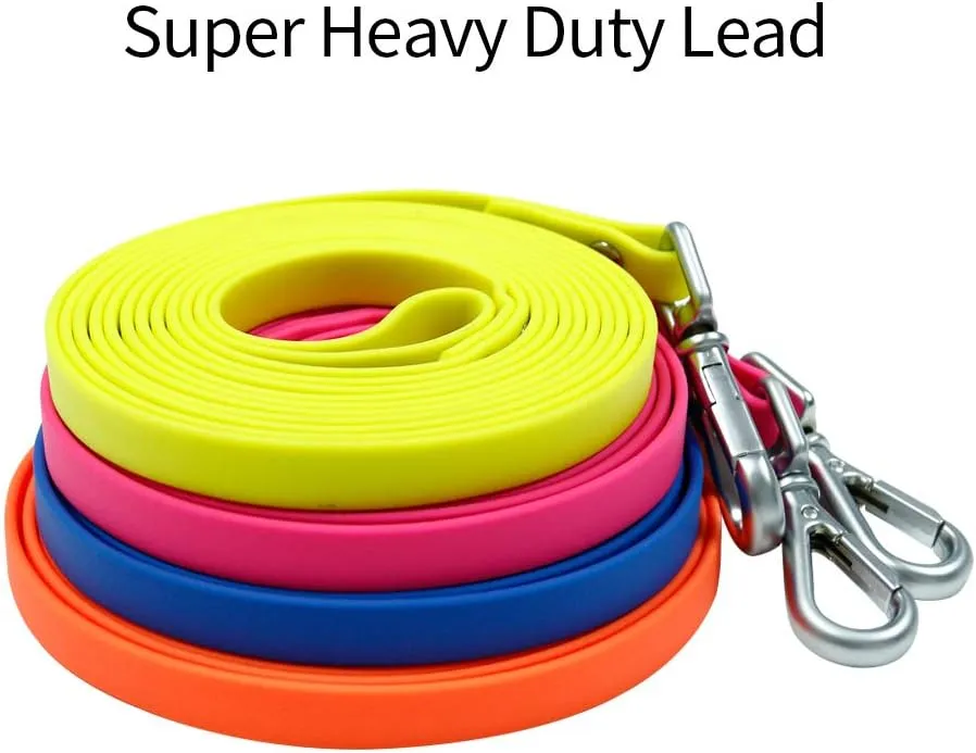 Long Leash Waterproof Training Longline Outdoor Dog Leash Great for Training, Beach, Yard, Play, Camping
