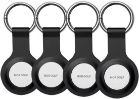 Luggage Tracker Tags Bluetooth Air Tracker for Apple Find My[ iOS ONLY ] Key Finder Locator for Wallet,Keys, Luggag,Backpack,Pets,Car Replaceable Battery Smart Tag Item Finder with Waterproof Case