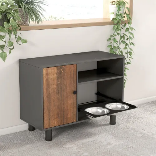 Modern Pet Cabinet with Built-In Feeding Station