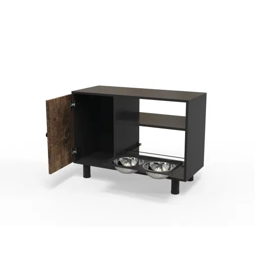 Modern Pet Cabinet with Built-In Feeding Station