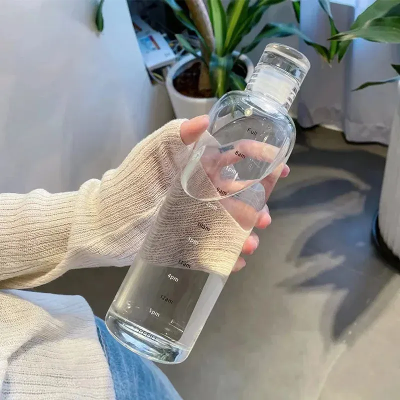 Motivational Time Marker Water Bottle