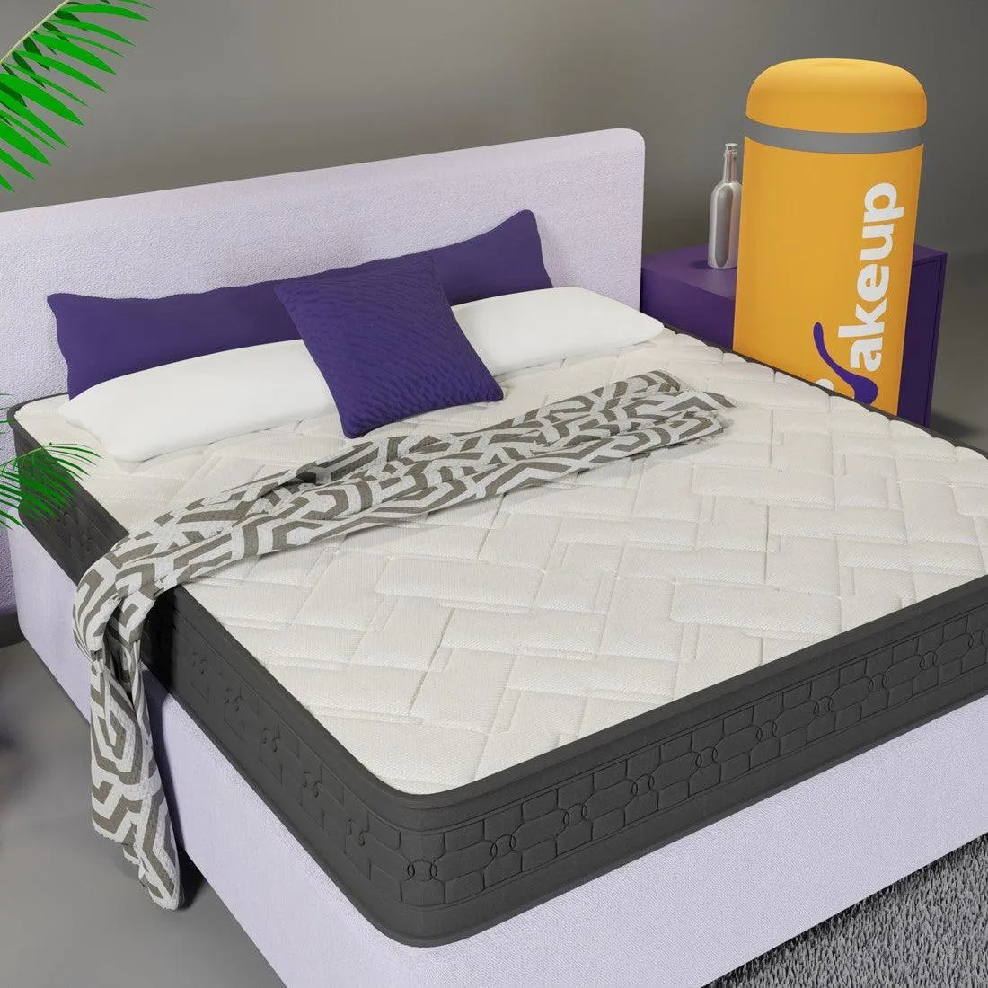Orthopedic 8 inch Hybrid Memory Foam Pocket Spring Mattress