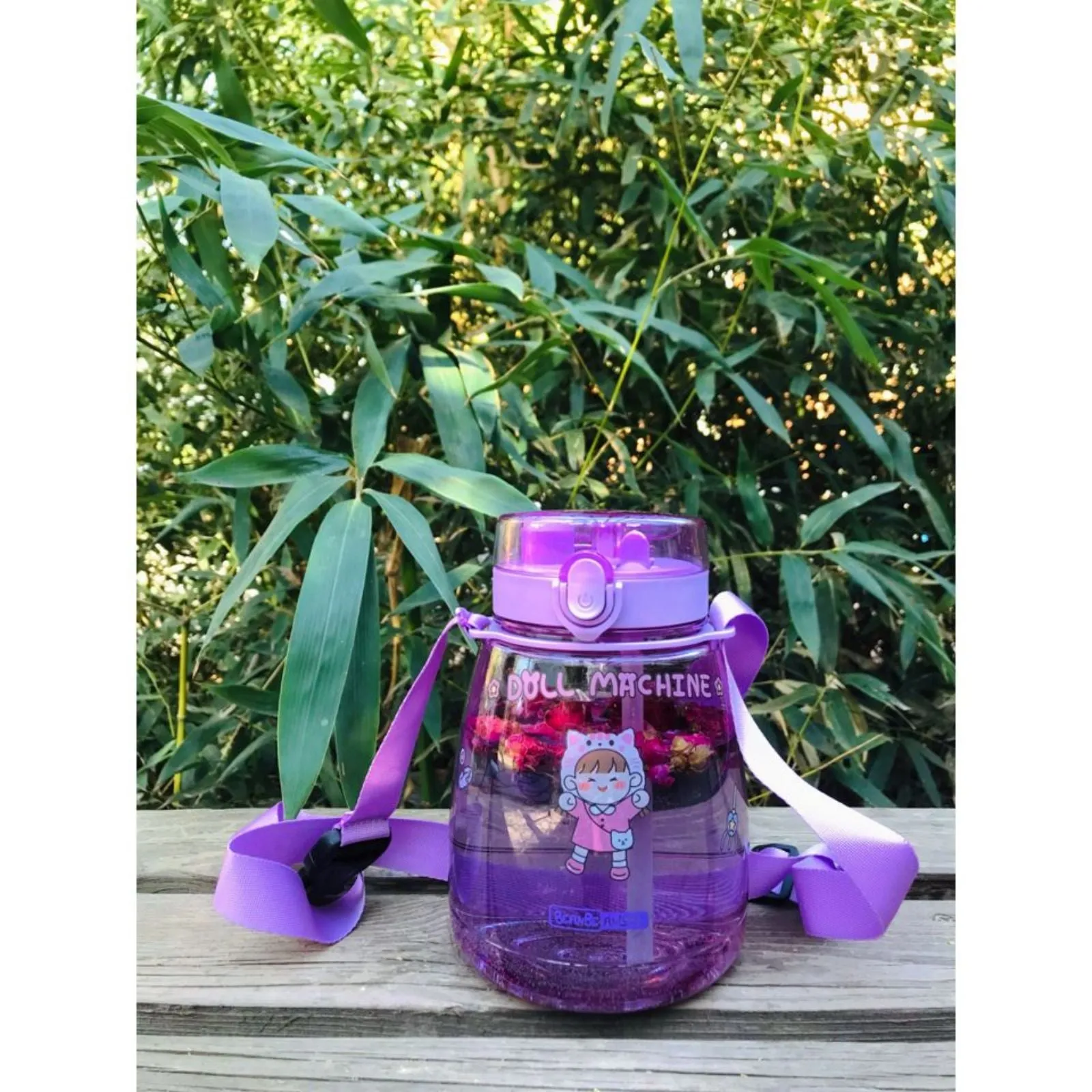 Outdoor Water Bottle With Straw 45oz (1300ml) Large Capacity
