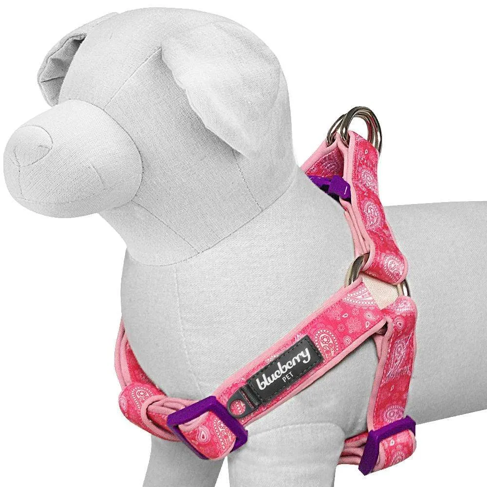 Paisley Print Padded Dog Harness