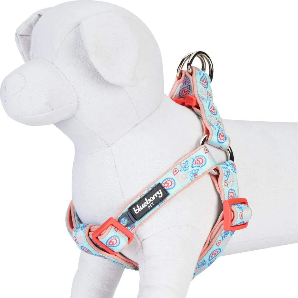 Paisley Print Padded Dog Harness