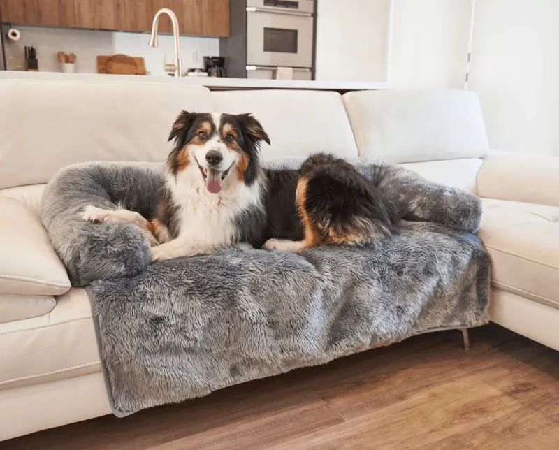 Paw Brands, PupProtector™ Waterproof Couch Lounger, Charcoal Grey