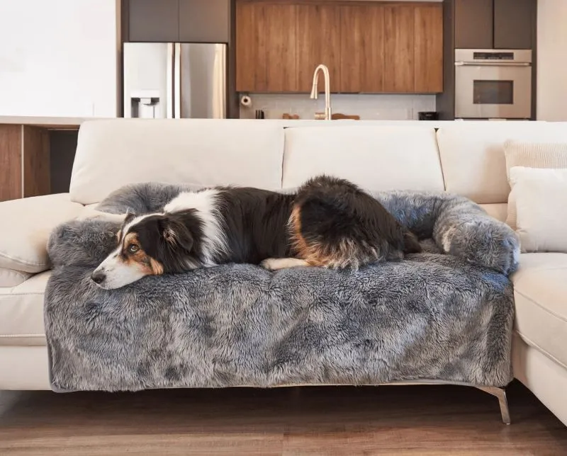 Paw Brands, PupProtector™ Waterproof Couch Lounger, Charcoal Grey