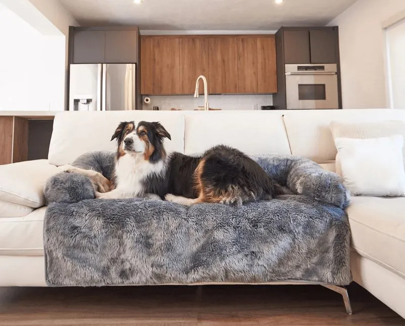 Paw Brands, PupProtector™ Waterproof Couch Lounger, Charcoal Grey