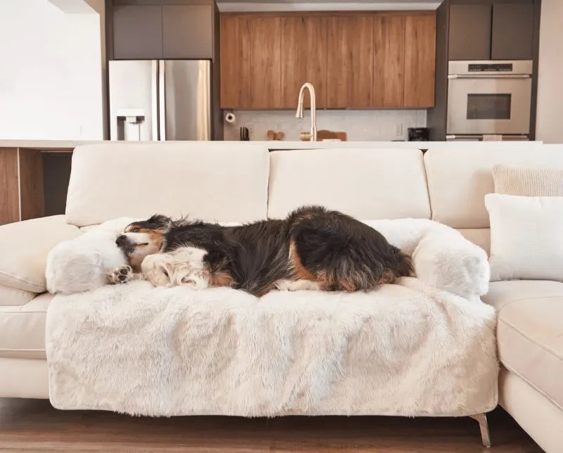 Paw Brands, PupProtector™ Waterproof Couch Lounger, Polar White