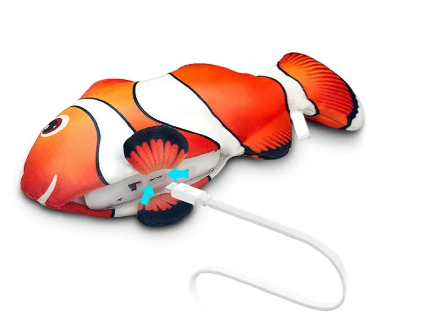 PawfectPals Interactive Touch Sensitive Fish Toy with Catnip (2 Pack)
