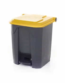 Pedal Bins With Coloured Lids