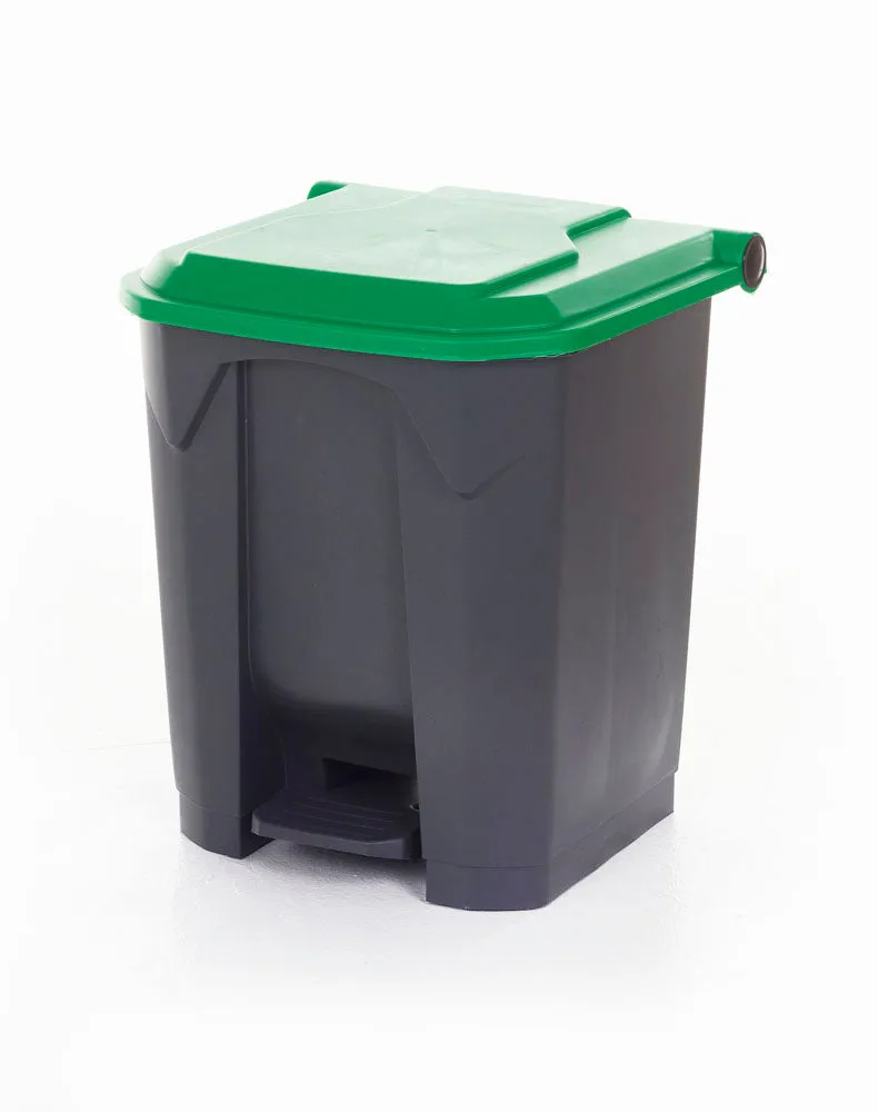 Pedal Bins With Coloured Lids