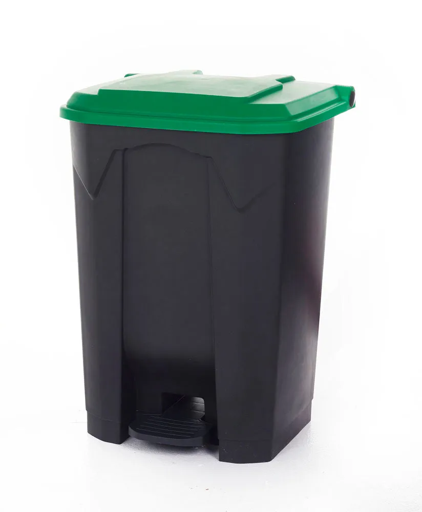 Pedal Bins With Coloured Lids