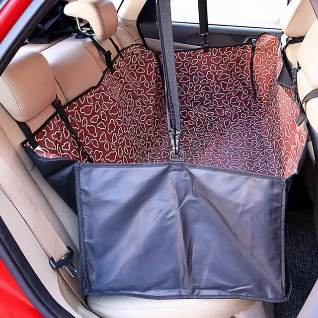 Pet carriers Oxford Fabric Paw pattern Car Pet Seat - Order Now